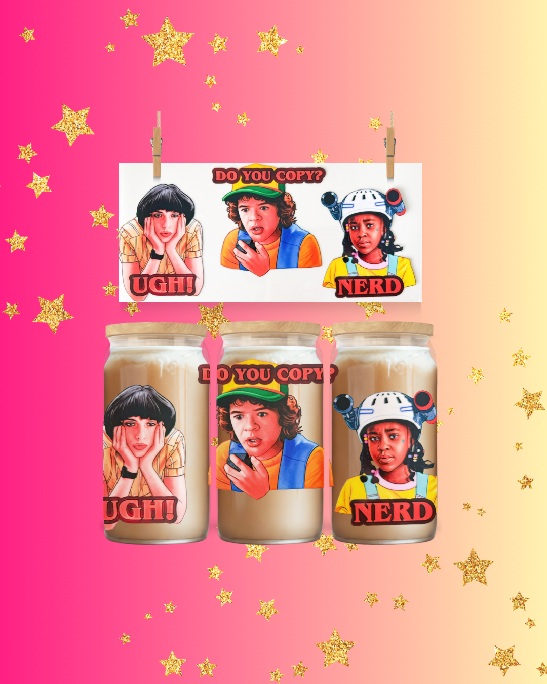 Do You Copy UV DTF Cup Wrap – to suit 16oz tumbler