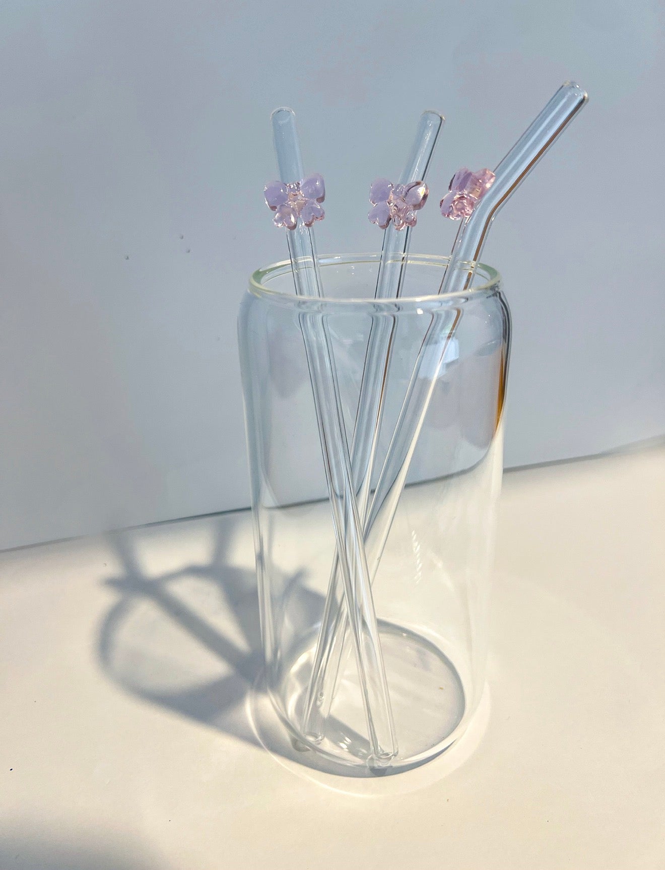 Whimsy Glass Straws