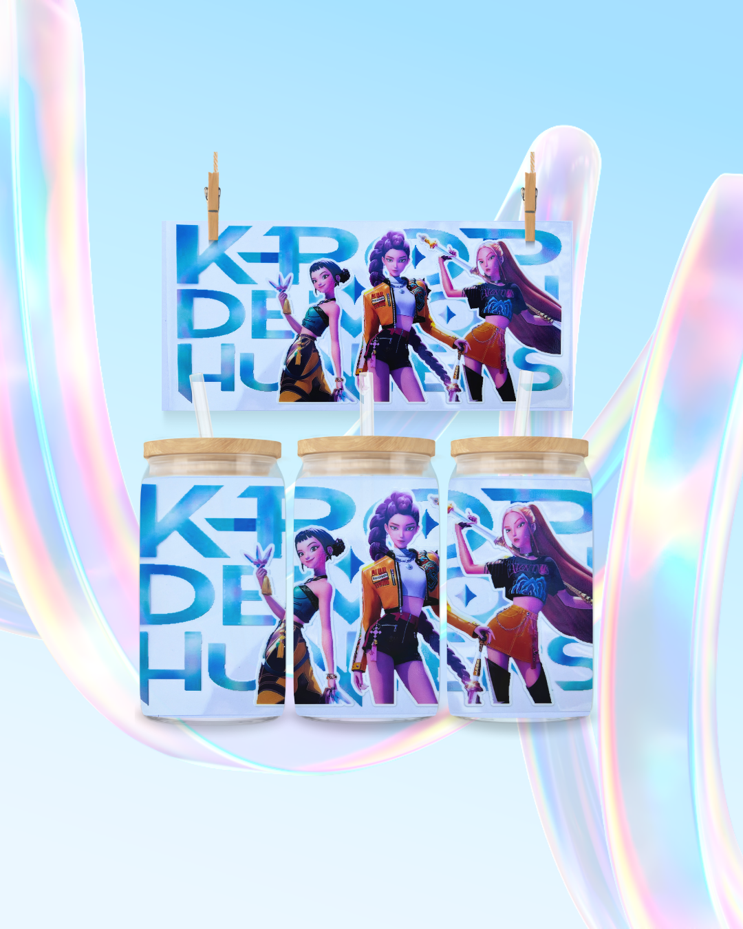 K-pop Demon Hunters Cup Wrap 16oz