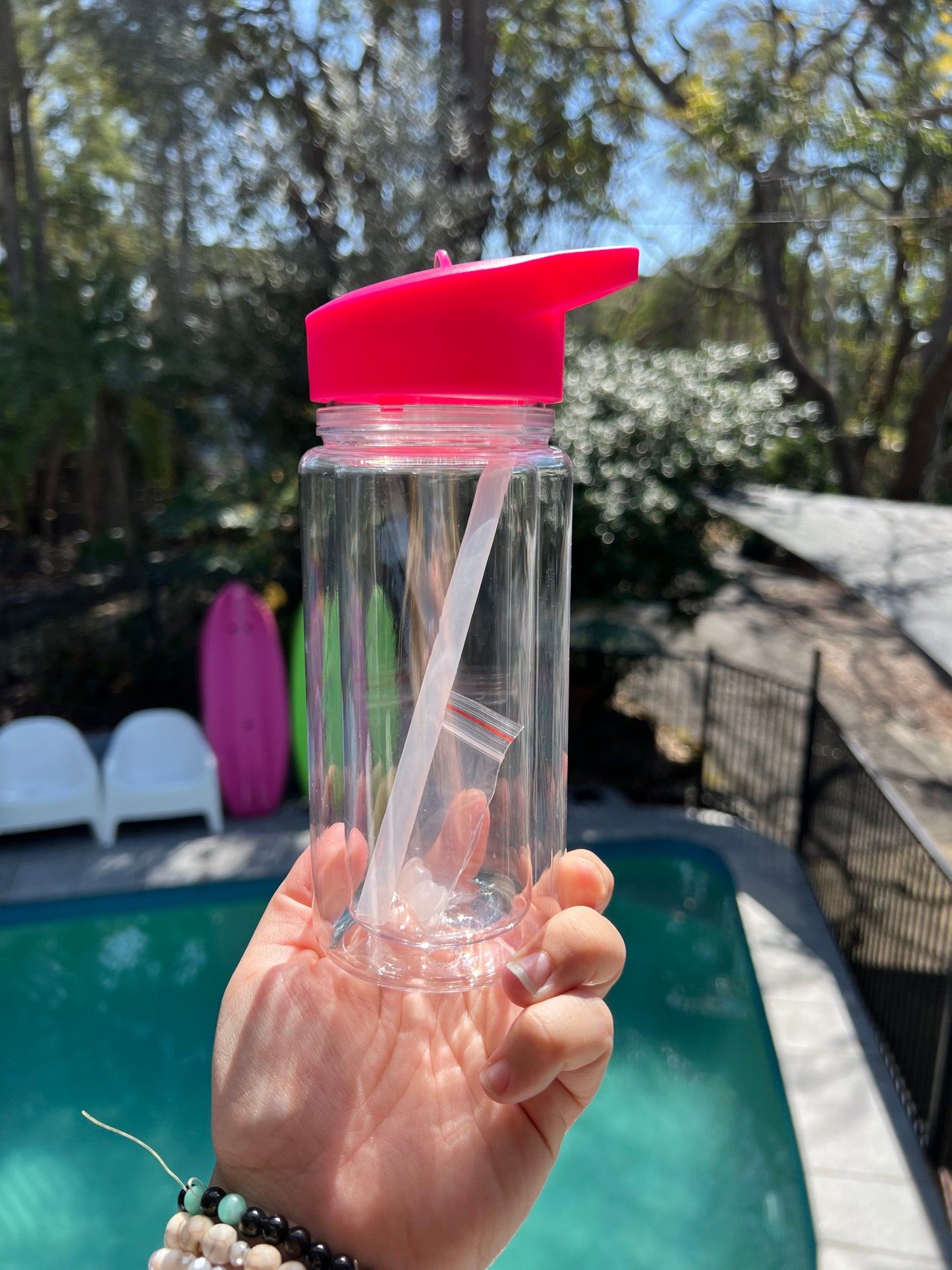 Blank 10oz Kids Snow Globe Water Bottle (Bottle only)