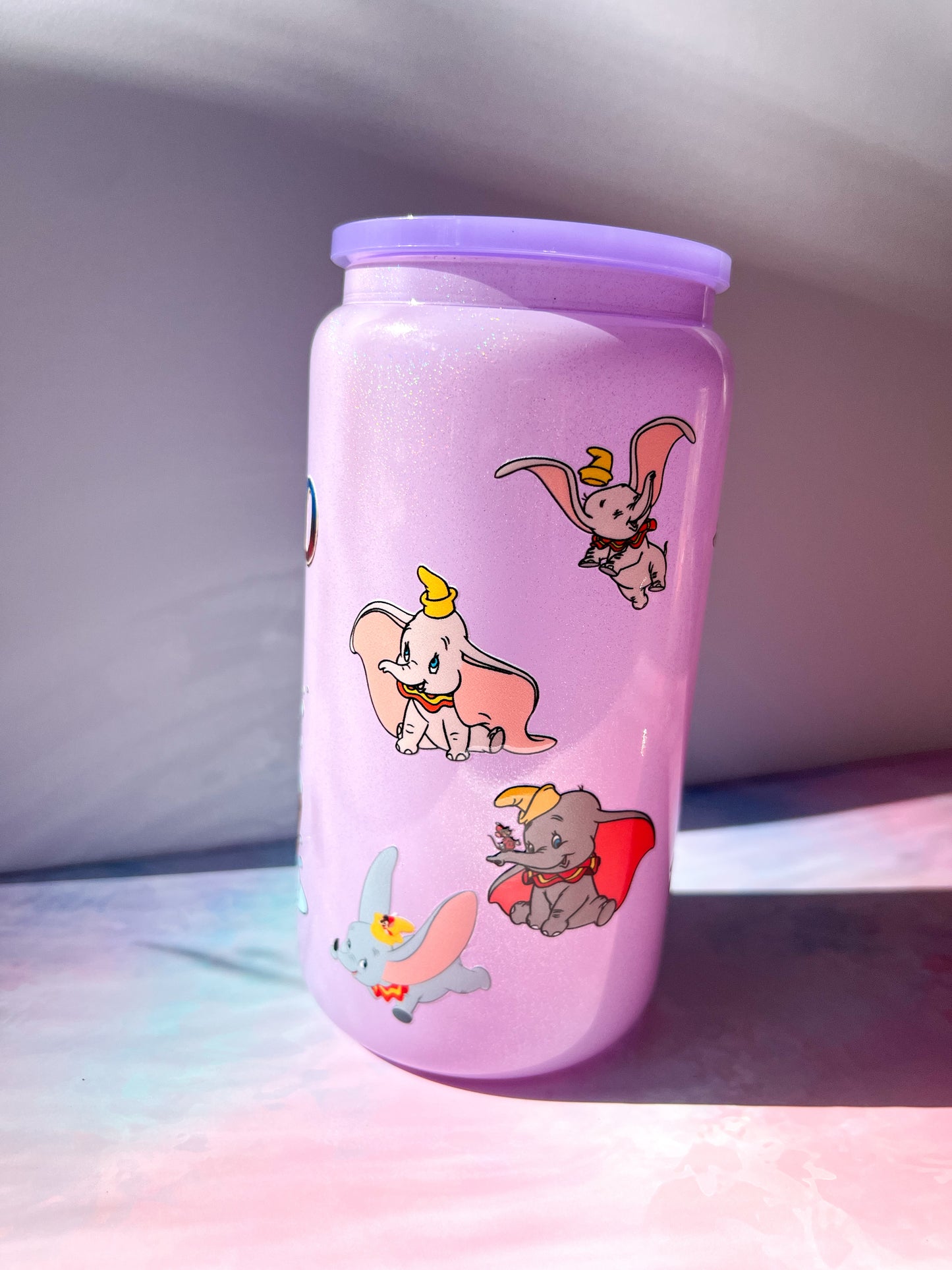 Flying Ears - Purple Shimmer 16oz Tumbler