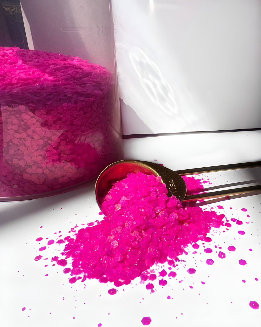 Electric Barbie – Neon Pink Iridescent Chunky Glitter