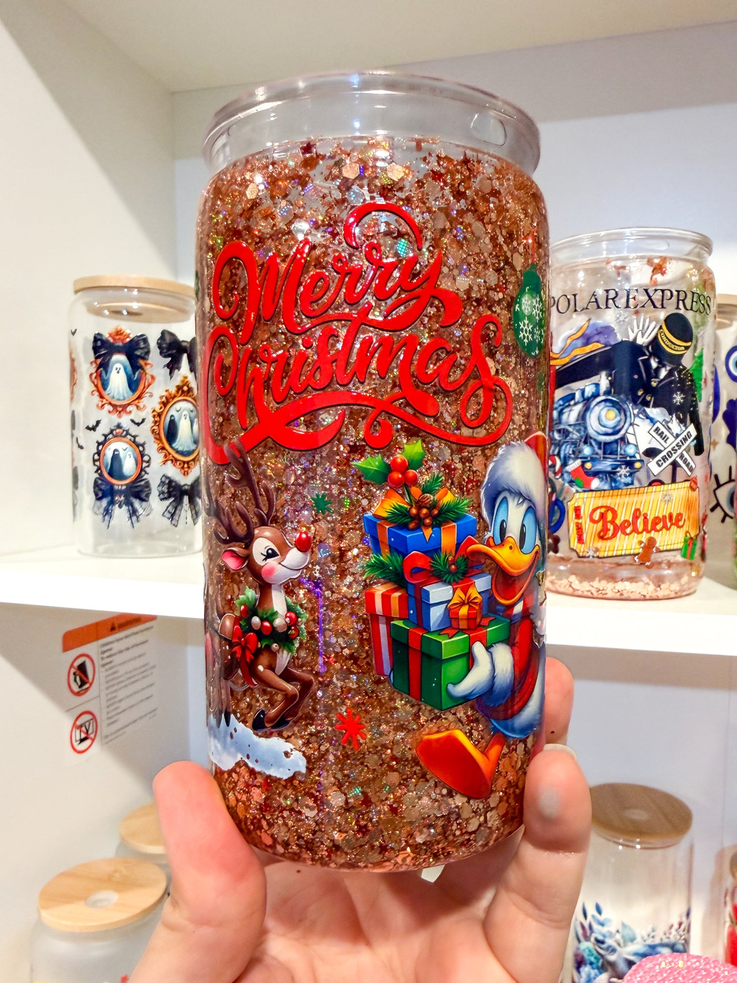 Mousey and Friends Christmas Delight 16oz Snow Globe