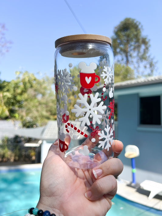 Merry & Bright Cocoa – Clear Glass Can 16oz