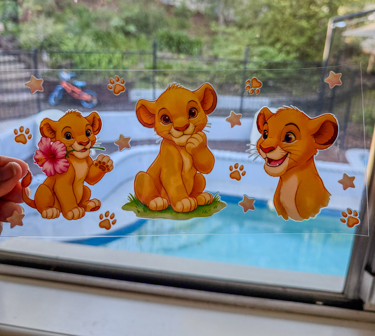 🦁 Little Lion Cub UV DTF Wrap