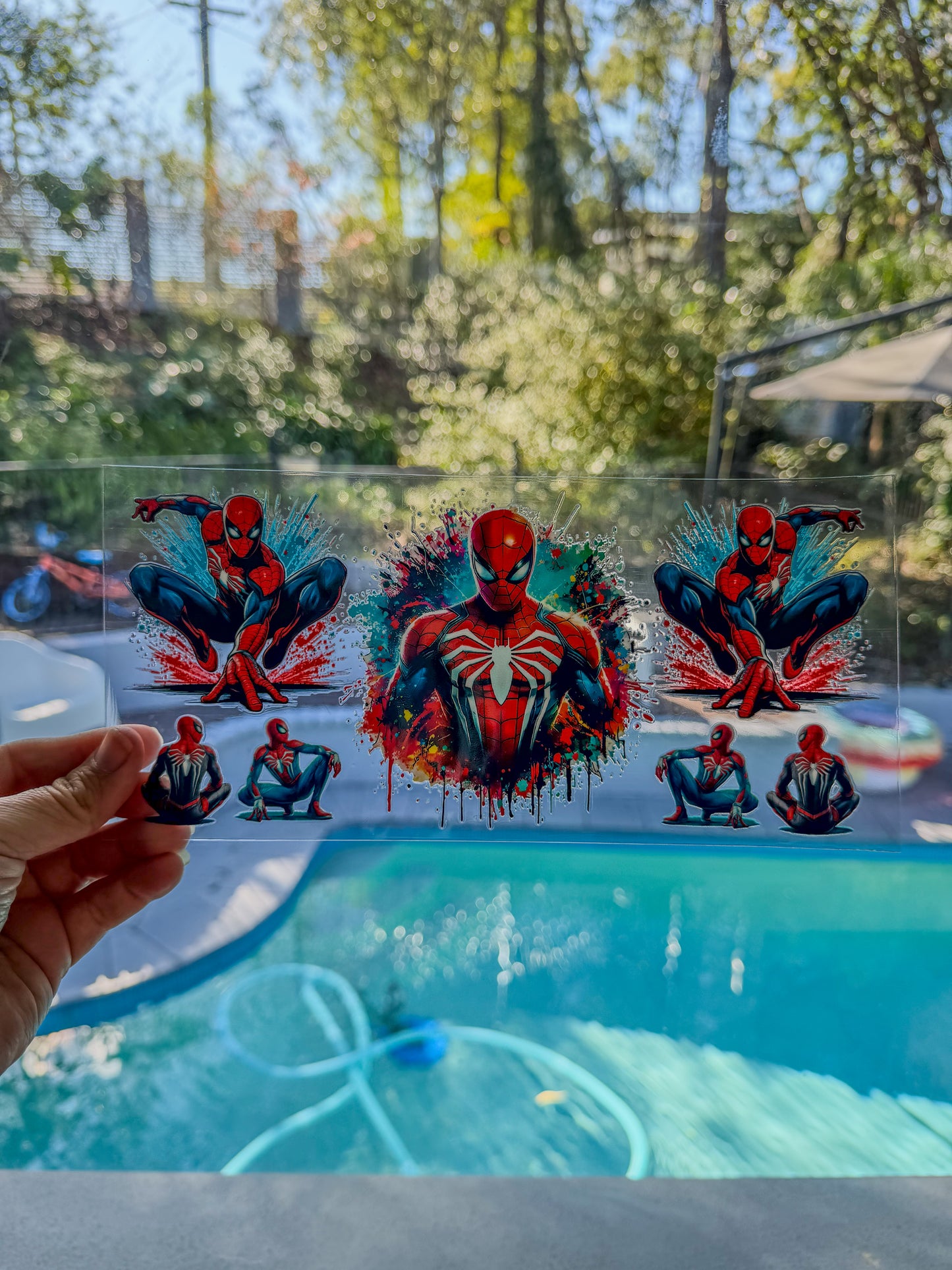 Spider-Man Hero Splash UV DTF Cup Wrap