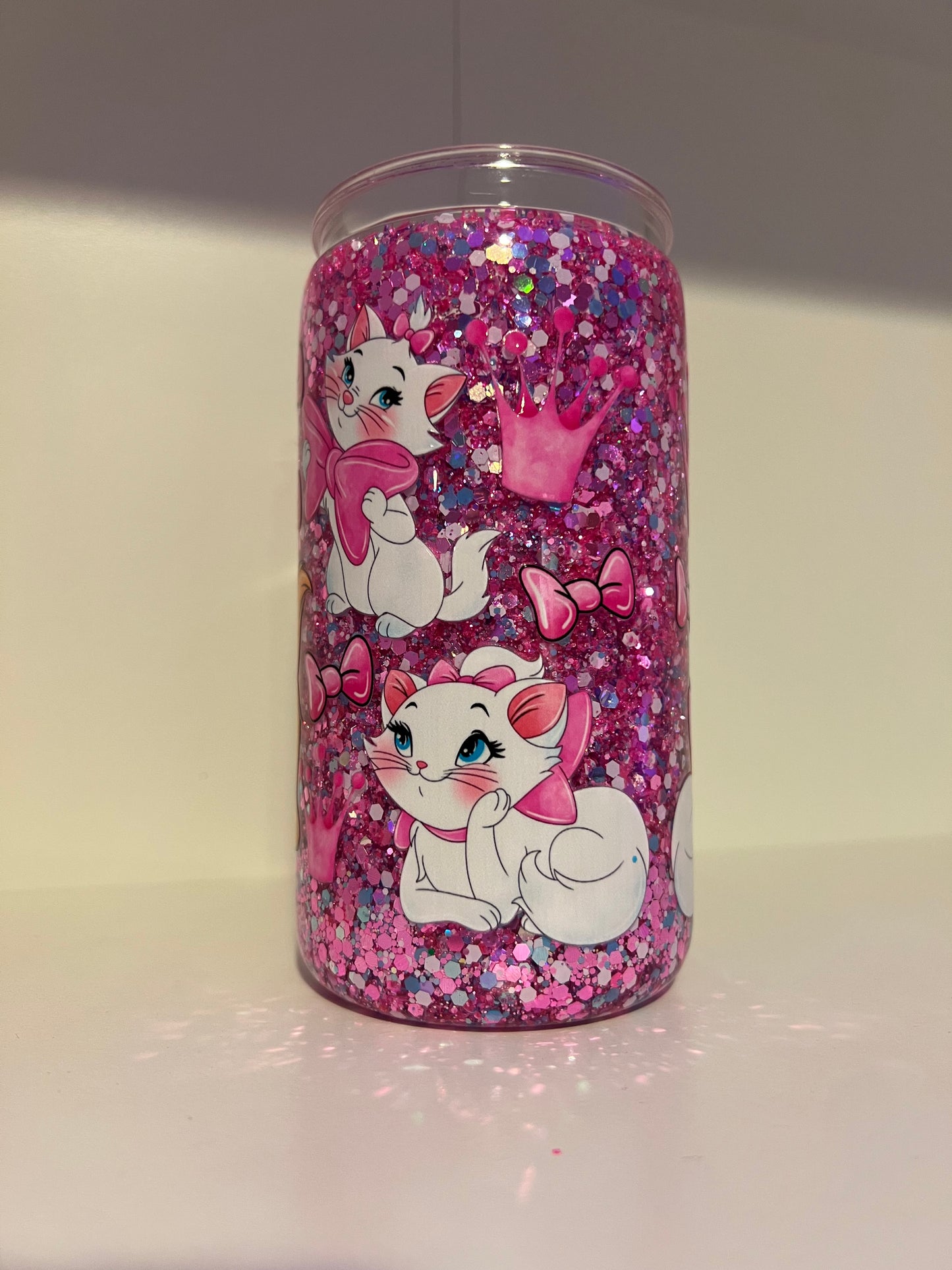 Sweet Kitty blue eyes - 16oz snow globes