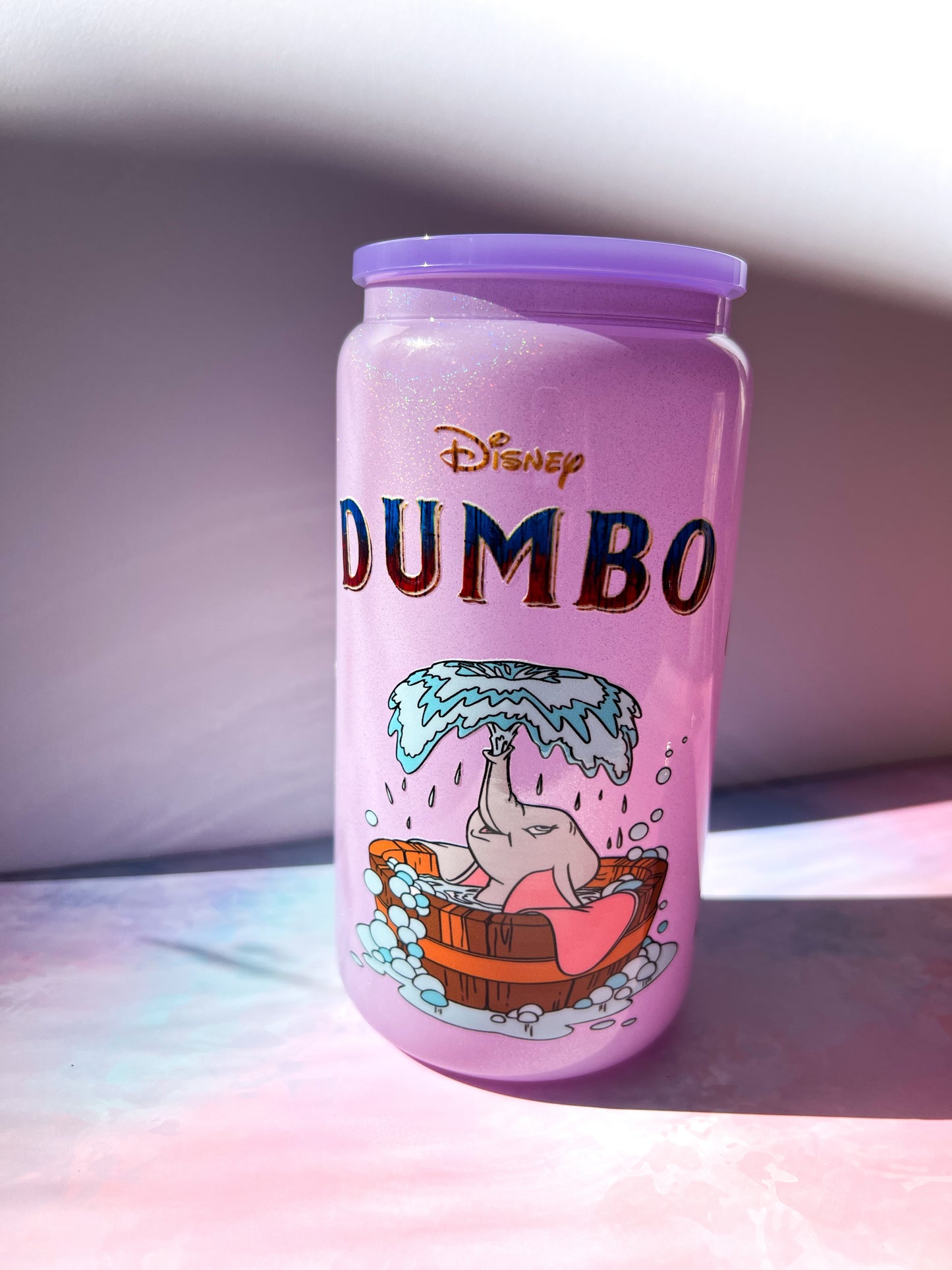 Flying Ears - Purple Shimmer 16oz Tumbler