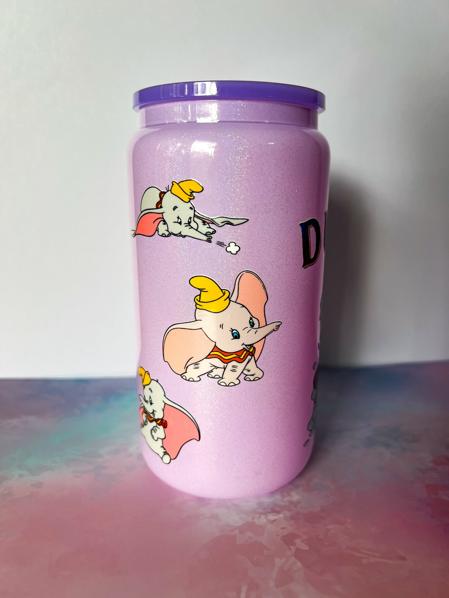 Flying Ears - Purple Shimmer 16oz Tumbler