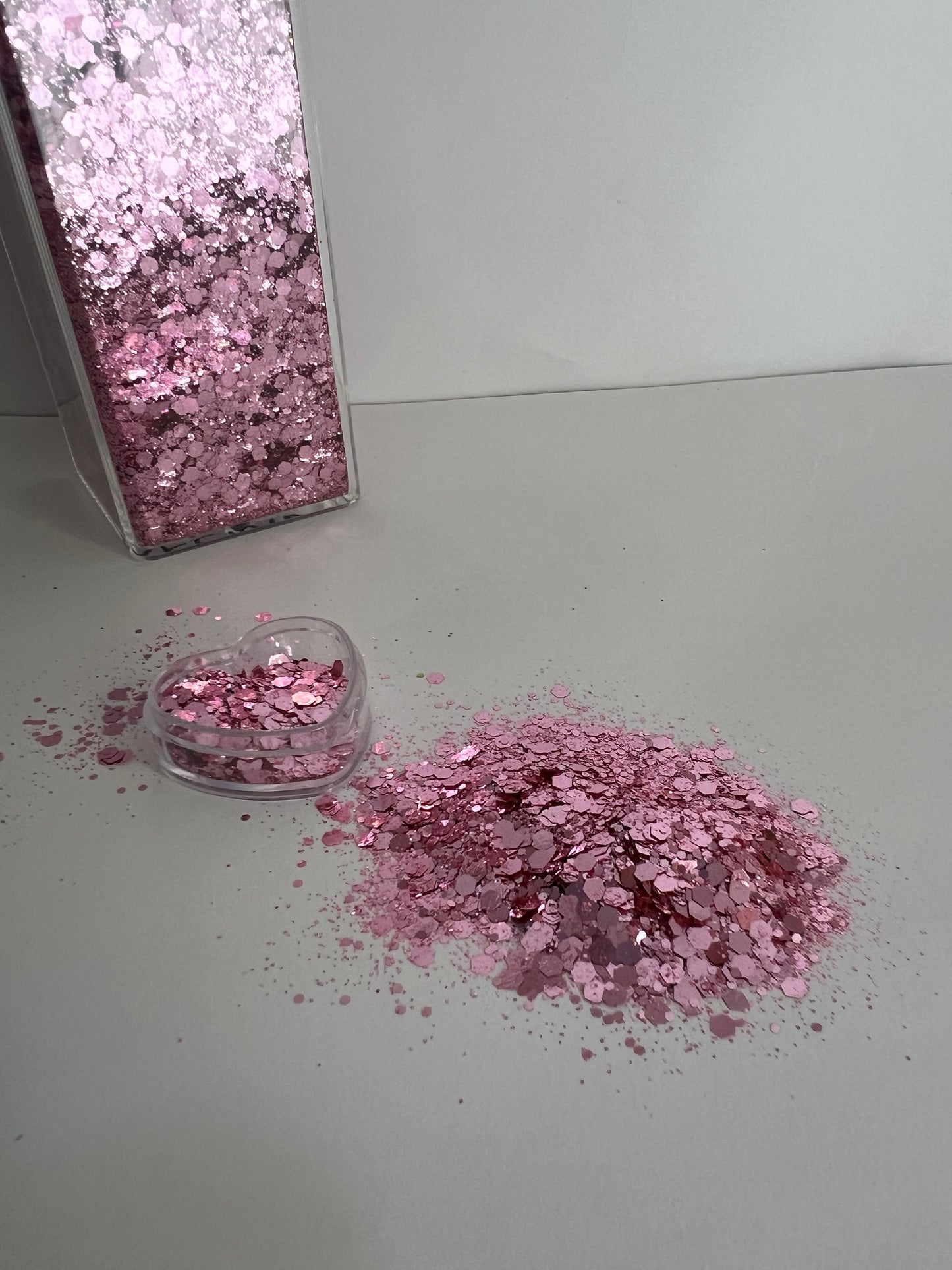 Blush Belle - Soft Pink Glitter