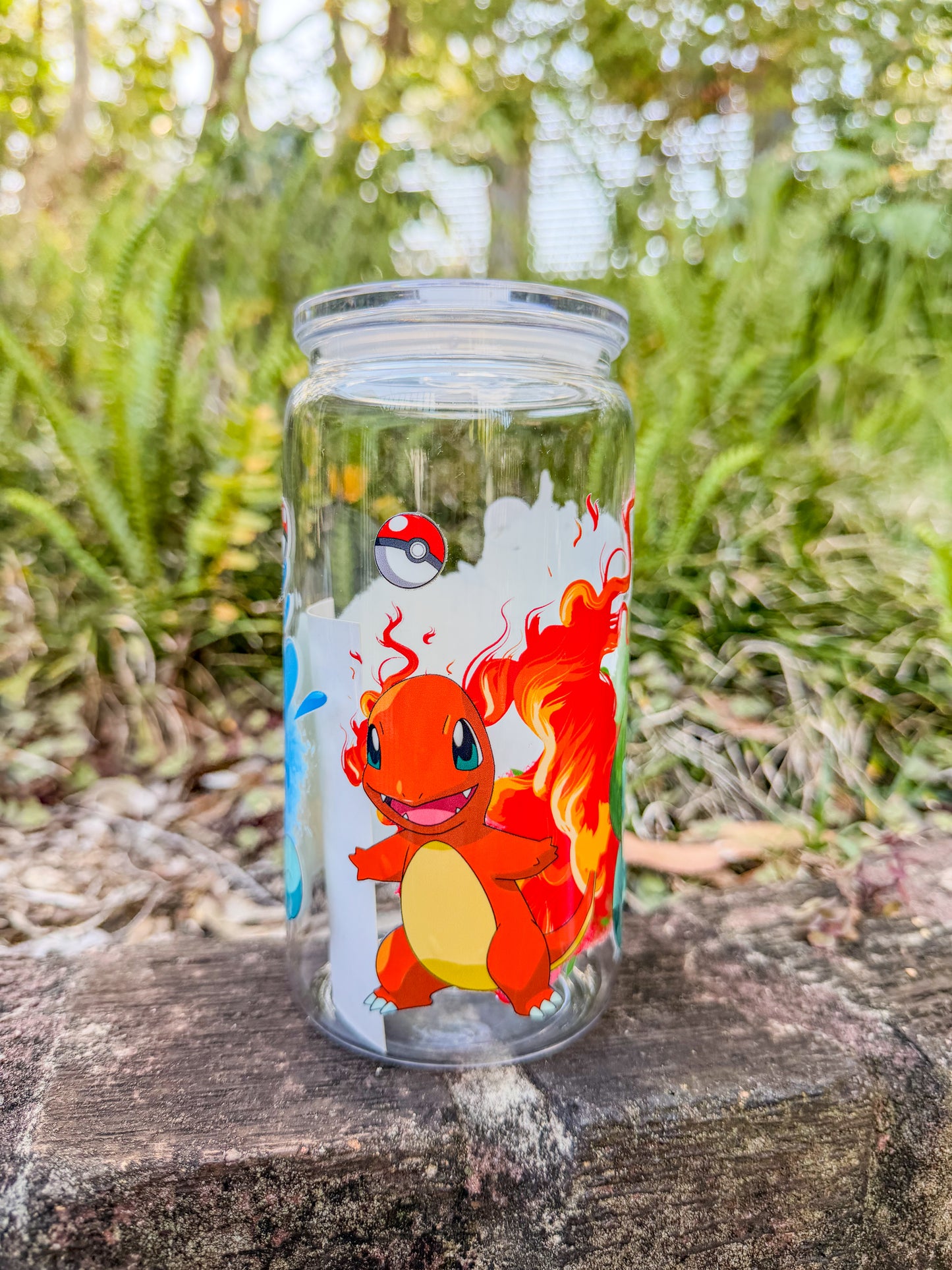 ⚡ Fire, Spark & Leaf Acrylic Tumbler 16oz