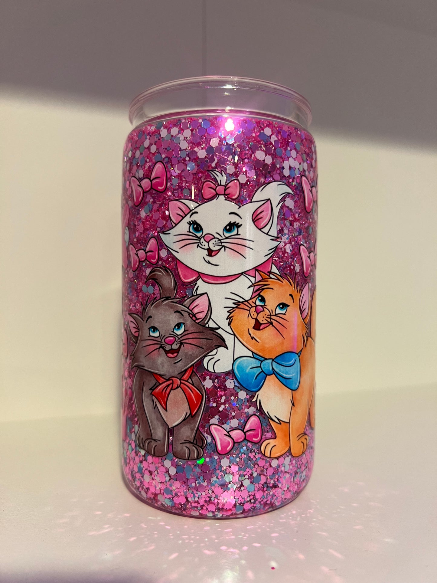 Sweet Kitty blue eyes - 16oz snow globes