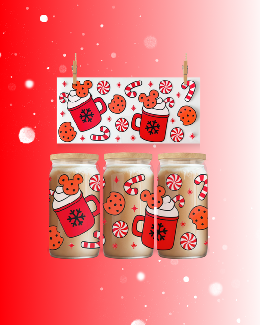 Cocoa & Cookies Wrap – 16oz UVDTF Cup Wrap