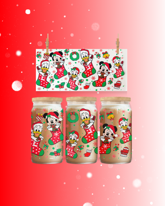 Stocking Party Wrap – 16oz UVDTF Cup Wrap