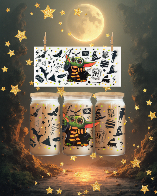 Cosmic Wizardling – UV DTF 16oz Cup Wrap
