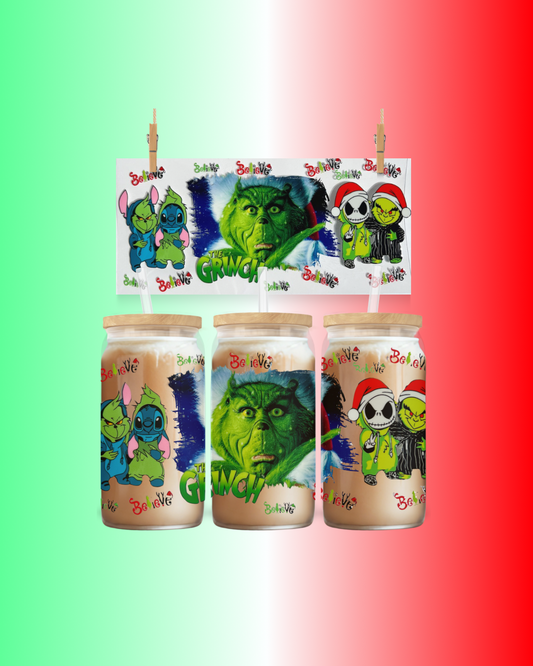 Believe in Christmas UV DTF Cup Wrap – to suit 16oz tumbler