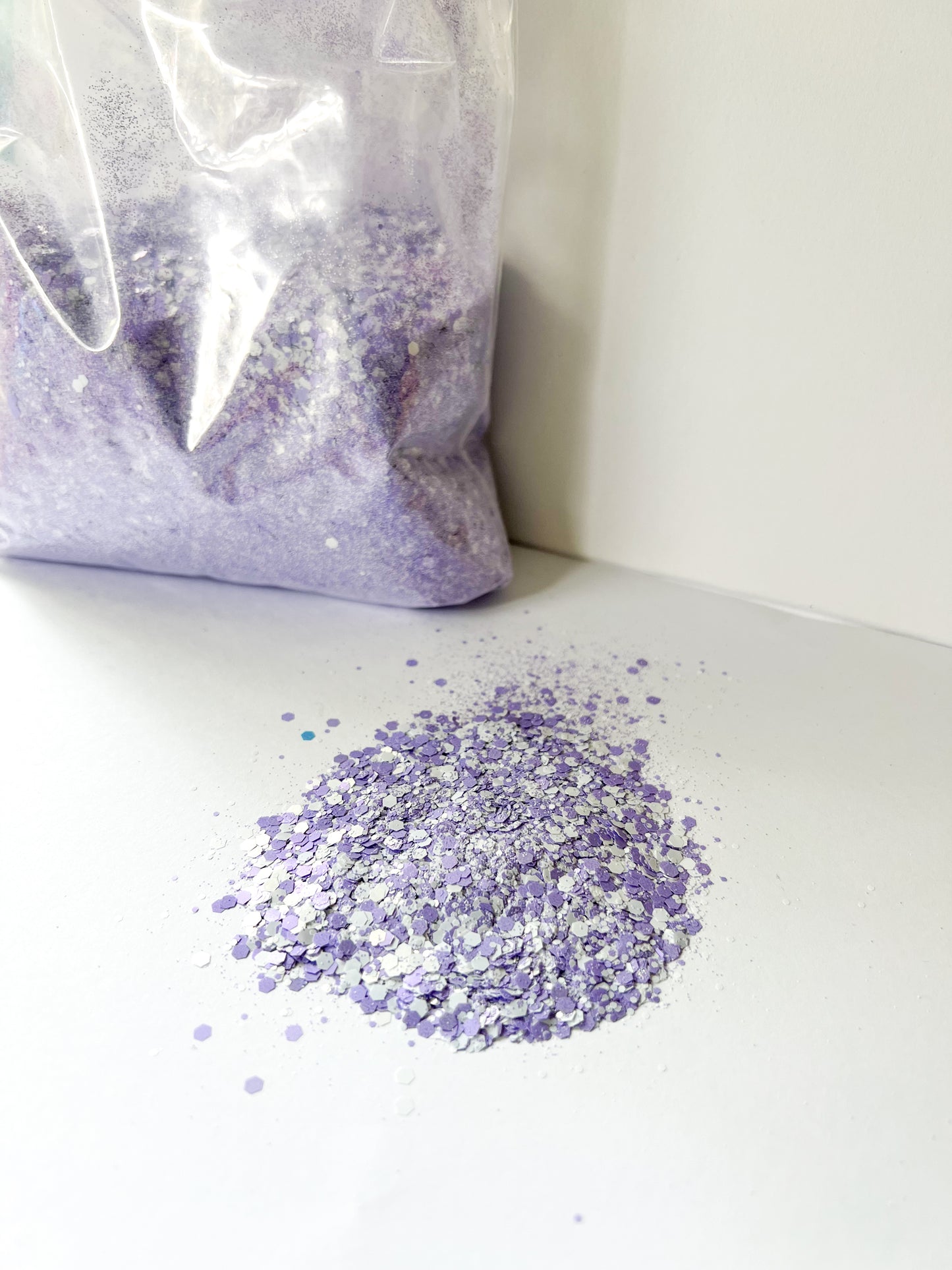 Frosted Lilac Matte Chunky Glitter