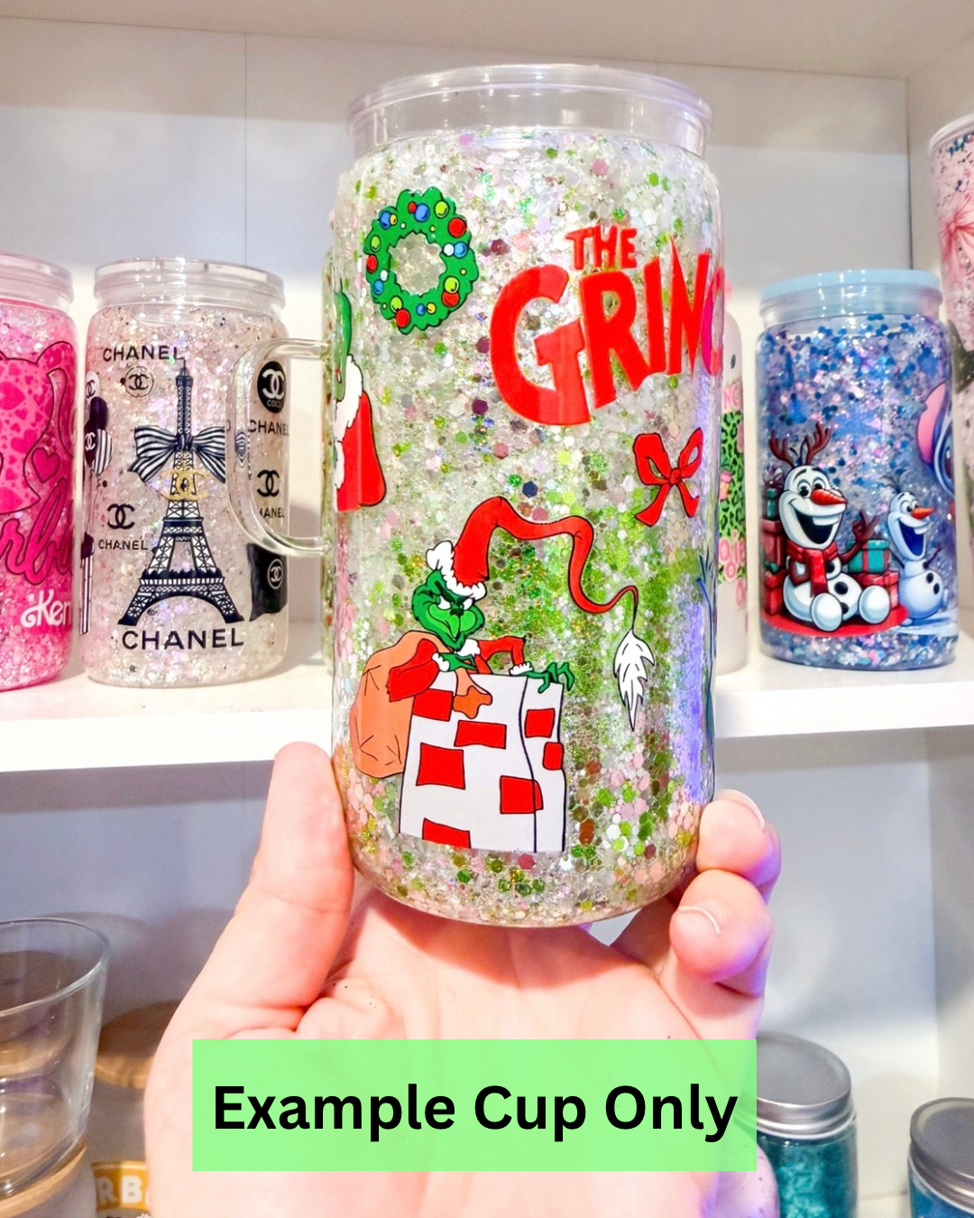 Grinchmas Mischief Wrap – 16oz UVDTF Cup Wrap