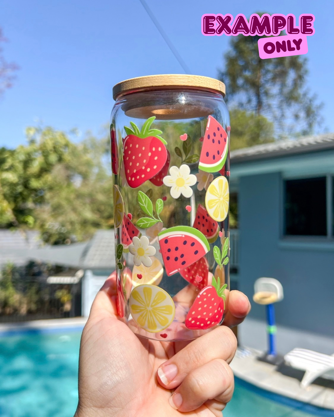 🍓 Berry Lemon Bliss UV DTF Wrap