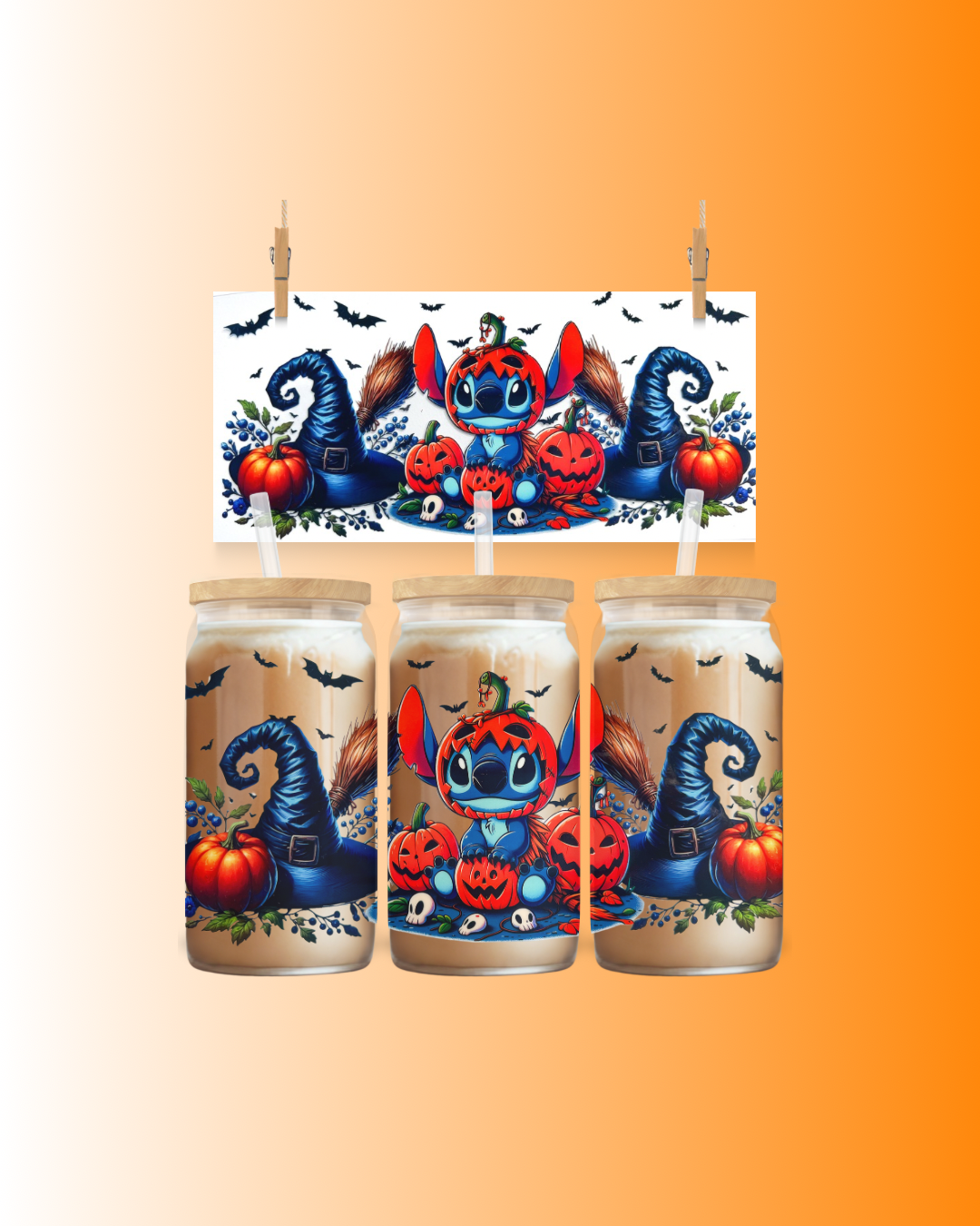 Blue Guy in the Pumpkin Patch – Spooky Season Wrap