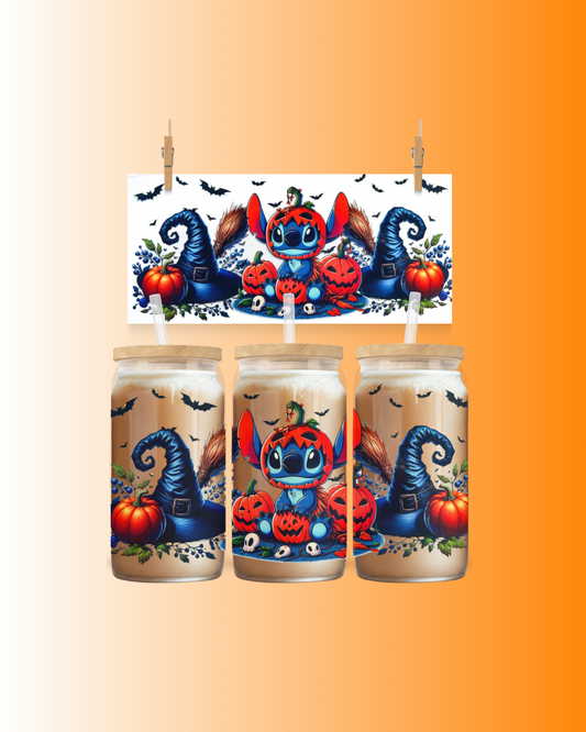 Blue Guy in the Pumpkin Patch – Spooky Season Wrap