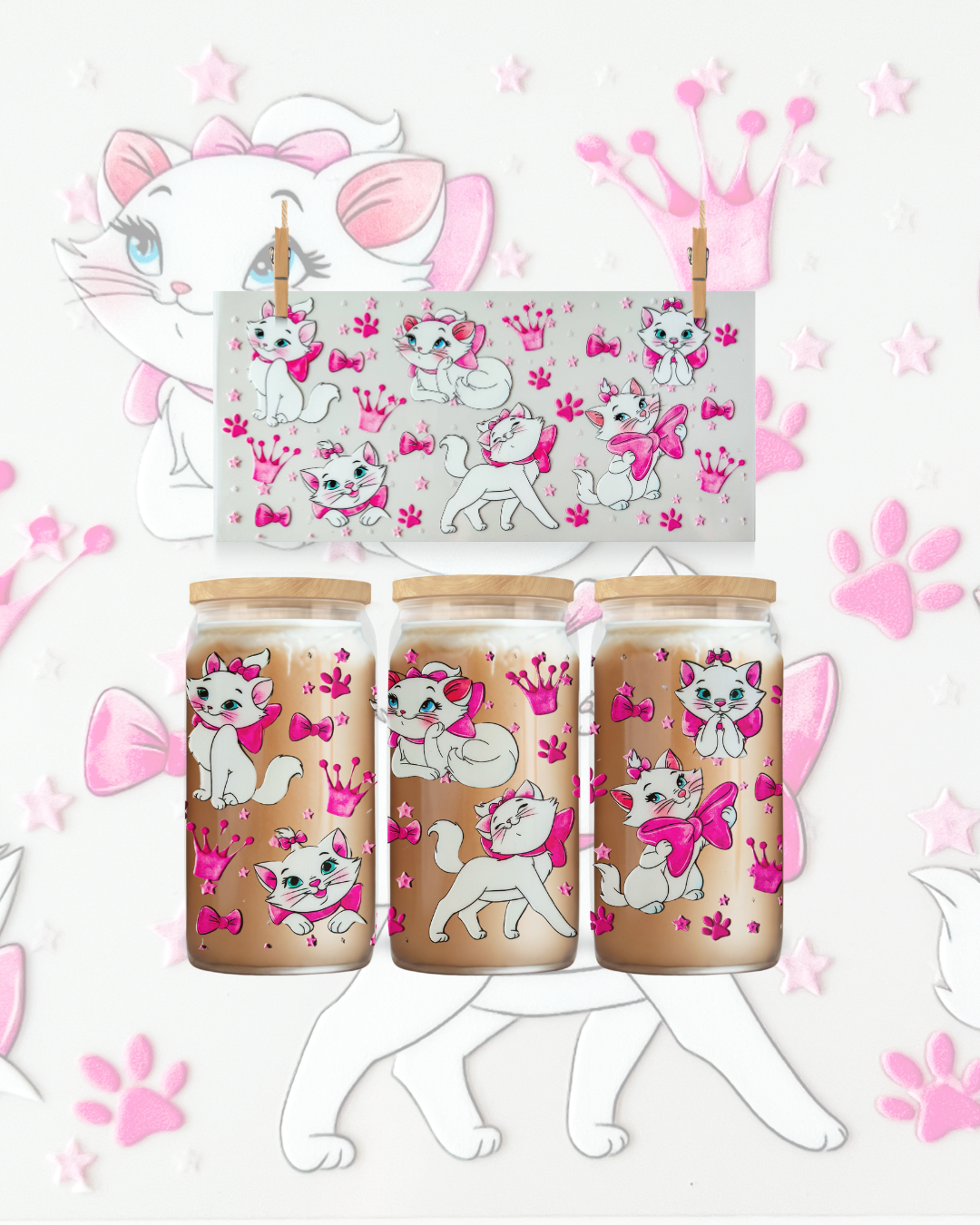 Bowtique Marie – UV DTF 16oz Cup Wrap